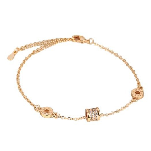 Pulsera de lujo color oro champán con diamantes, diseño de hueso de serpiente, colección exclusiva para exportación transfronteriza, modelo nuevo 2025