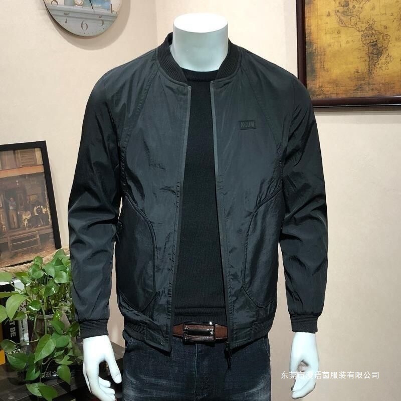 Spring and summer new casual bomber jacket for men, short style, Korean version, trendy and stylish baseball jacket, men's lightweight coat Spring and summer new casual bomber jacket for men, short style, Korean version, trendy and stylish baseball jacket, men's lightweight coat