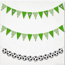 气球;吊旗/三角旗;场地布置道具