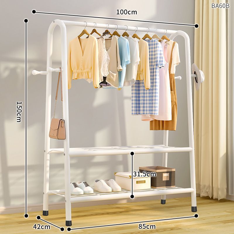 Tendedero, piso, piso, dormitorio, perchero, balcón, perchero, poste de ropa simple para el hogar, estante de ropa para el dormitorio