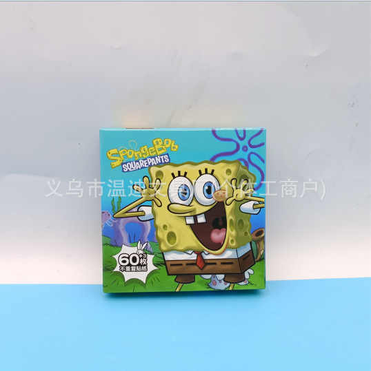 拉布布LABUBU卡通创意贴纸60+3枚装饰贴纸冰箱行李箱装饰贴画外贸|undefined