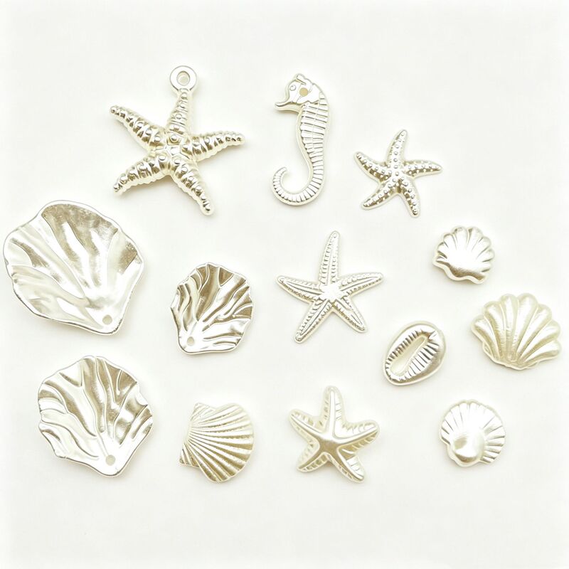 Hot-Selling Pearl-Colored Shell, Seahorse, and Starfish Accessories DIY Necklace, Keychain, Phone Chain, Pendant, and Wholesale Materials Hot-Selling Pearl-Colored Shell, Seahorse, and Starfish Accessories DIY Necklace, Keychain, Phone Chain, Pendant, and Wholesale Materials
