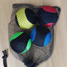 TPR水上弹力球多色+飞盘配网袋套装亲子弹射趣味户外创意亲子互动