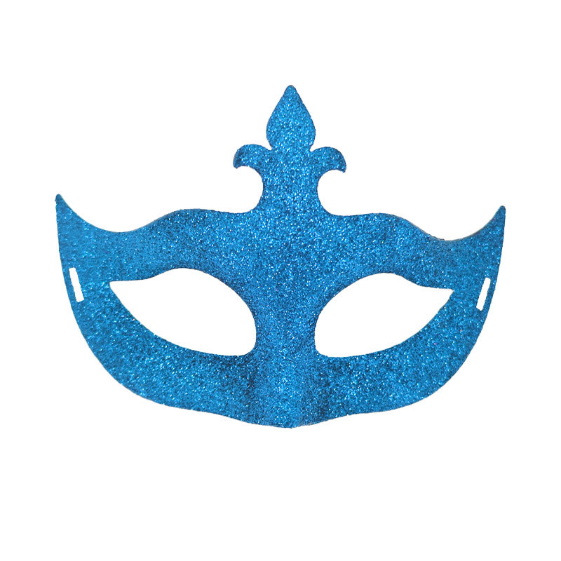 Carnaval nuevo polvo brillante máscara de flecha máscara de Halloween máscara de fiesta decoración máscara de mitad de cara