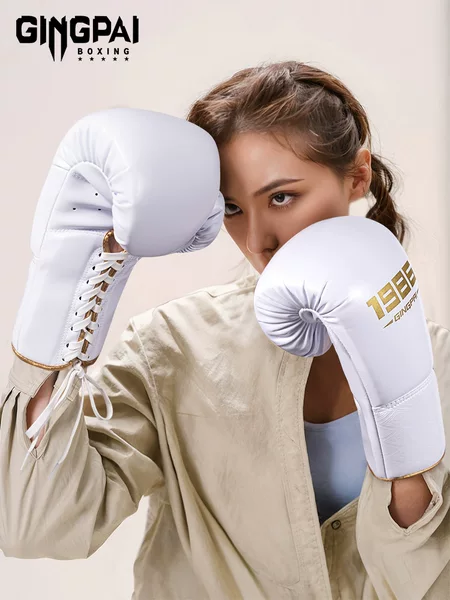 Boxing Gloves for Adults, Professional Sanda Muay Thai Boxing Gloves for Teenagers and Women, Fighting Training and Sandbag 14oz