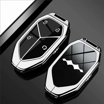 Super Titanium 3 Three Car Buckle Shell – Static Rod/Key Bag - silver-white-single-shell