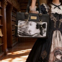 2025定制单肩包手提痛包日系时尚蝴蝶结痛包大容量少女百搭透明包