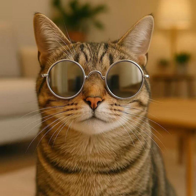 Gafas de gato gafas pequeñas gafas de sol de perro al por mayor pequeños accesorios para mascotas gafas joyas personalizadas para fotografía