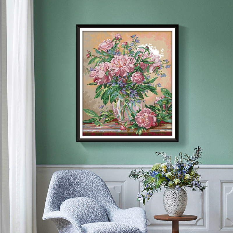 H580-03619 风铃草花瓶 1