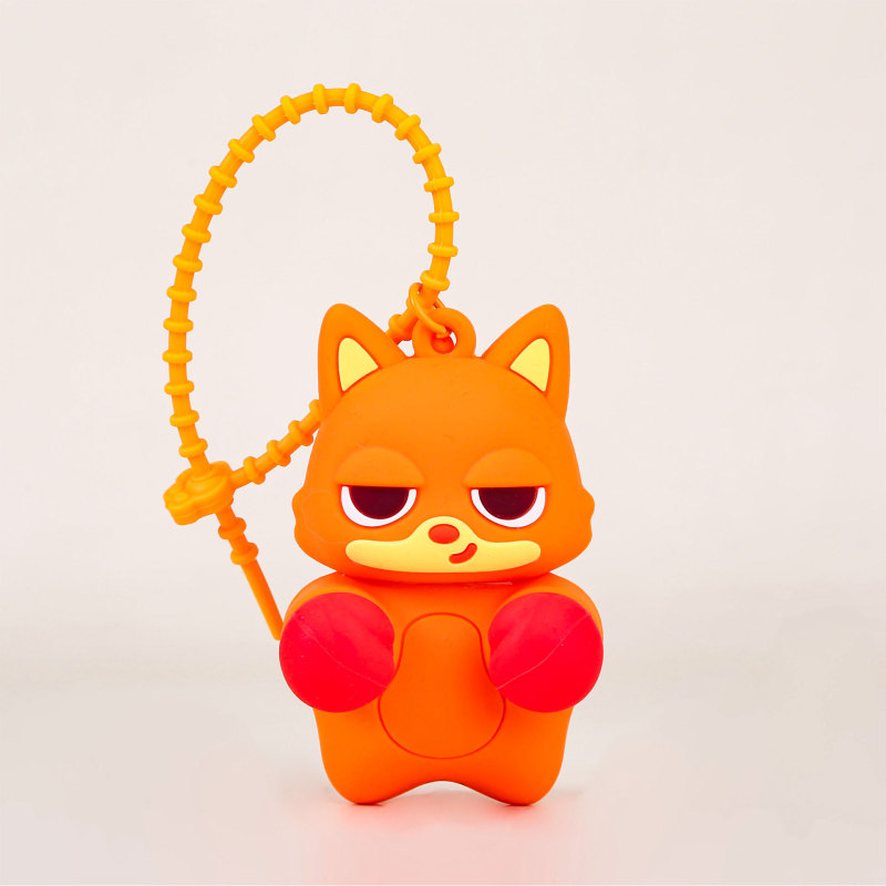 Creative Animal Boxer Squishy Keychain Cute Cartoon Panda Stress Relief Toy Student Backpack Small Pendant