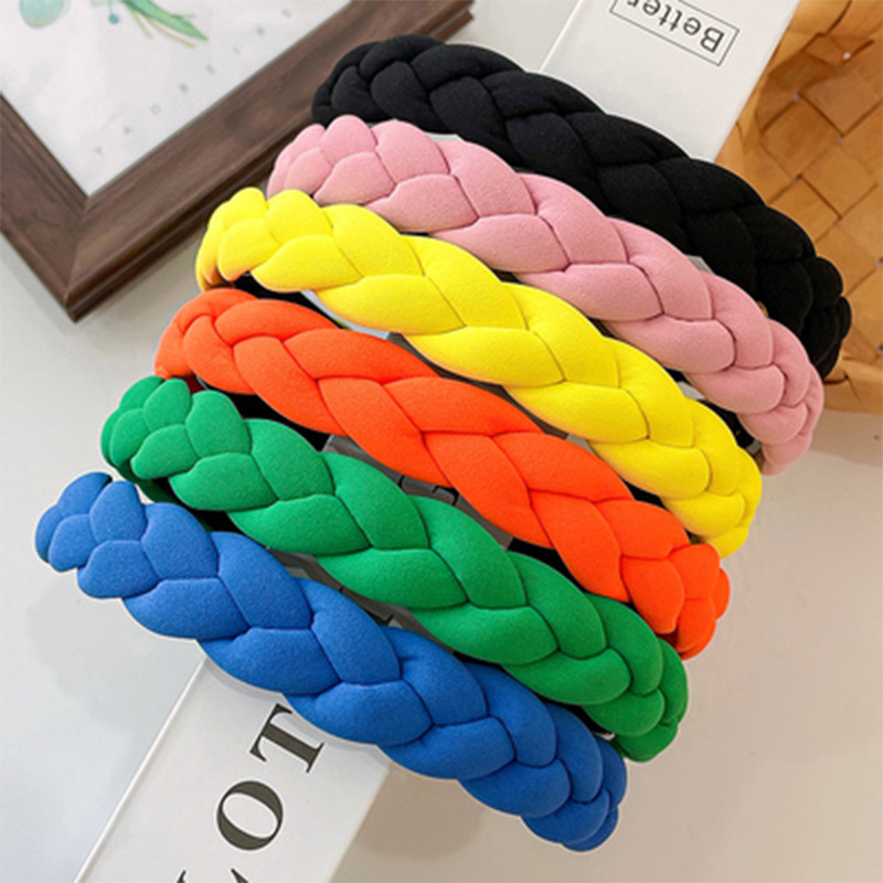 50g Weight Hair Band Hair Accessories Type Daily Occasion Geometric Pattern Women'S Gender Fashion Style Fashion Geometric Cloth Hair Band 2