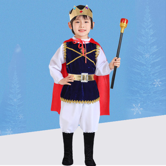 Children's Snow White The Seven Dwarfs Stage Performance Costume Fairy Drama Prince Hunter Magic Mirror Costume