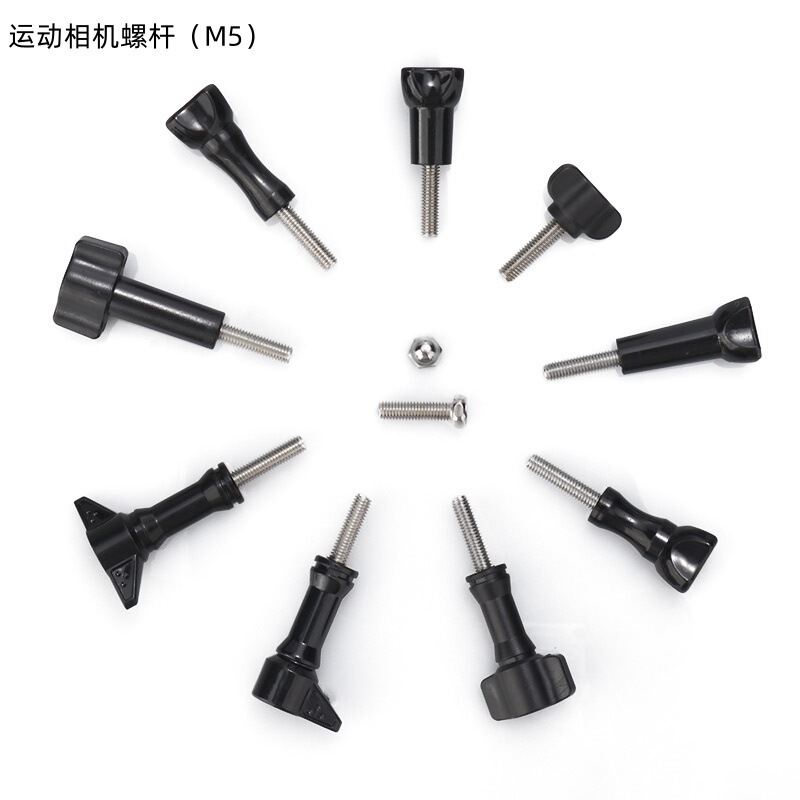GOPRO DJI Sports Camera Accessories Universal Long and Short Screw Fixation M5 Hand-Twist Long Straight Screw