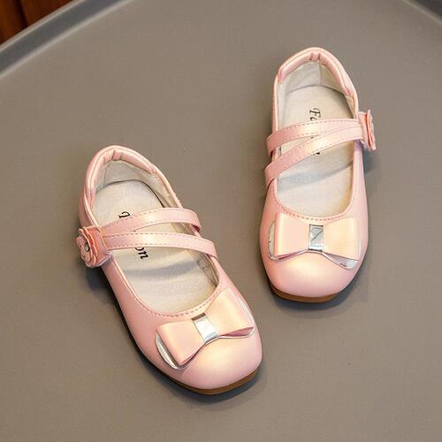Square-toe girls' shoes, children's shoes 2025, mid-heel princess shoes, unisex shoes for older children
