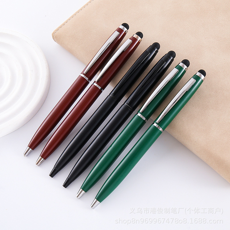 広告ペン メタルペン ツイストペン 会議用ボールペン タッチスクリーンペン ビジネスペン ホテル専用ボールペン|undefined