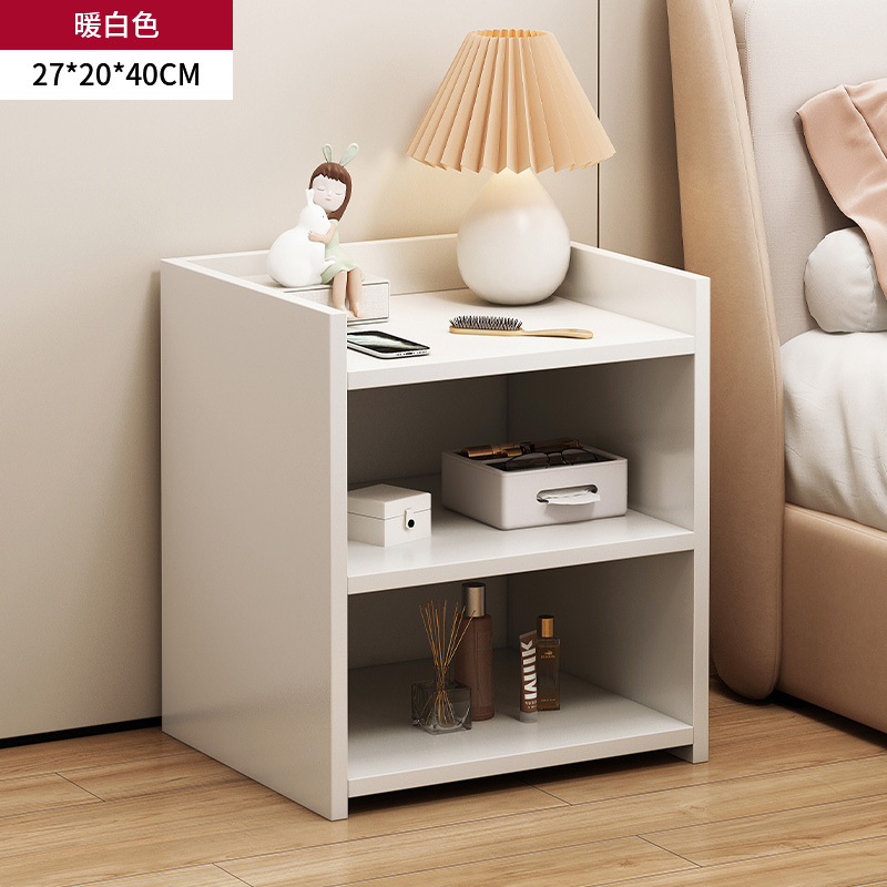 Mesita de noche Gabinete de almacenamiento pequeño simple y moderno, dormitorio, hogar, apartamento pequeño, estante de almacenamiento simple para alquiler