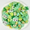 Green accessories, wide color palette