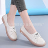 White shoes, summer footwear, fashionable white sneakers, non-slip sports shoes for leisure, 2023, wholesale