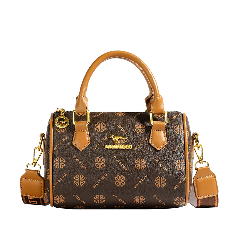 Bolso de mujer 2024 primavera moda bolso de Boston retro simple diario viaje mochila de hombro