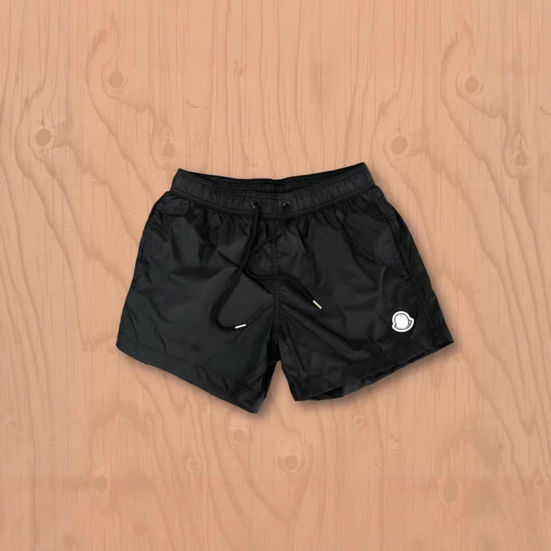 Cross-Border Hot-Selling Mengjia High-Quality Original Shorts, Fashionable Beach Pants, Quick-Drying Embroidered Elastic Three-Quarter Pants, Same Style for Men and Women