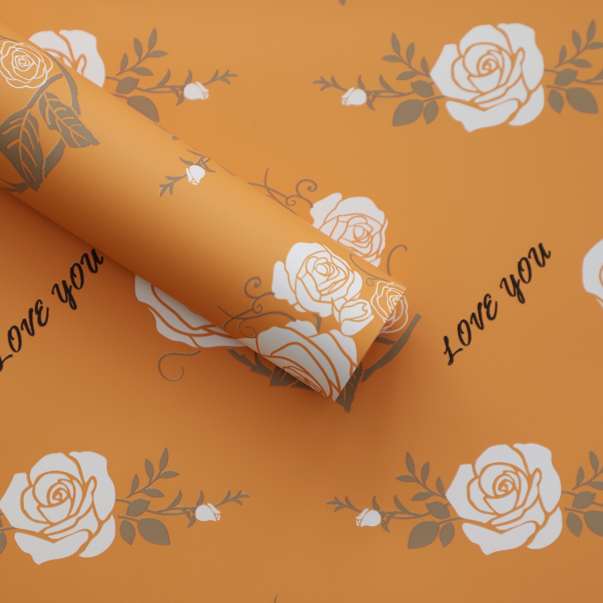Flower Party Factory Nuevo estilo Ramo de rosas Papel de embalaje Floristería Papel de embalaje de flores Papel de regalo de papel Ouya