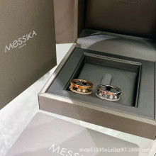 精品梅西卡新款三钻灵动戒指精选德国进口电镀18K金超赞工艺情侣