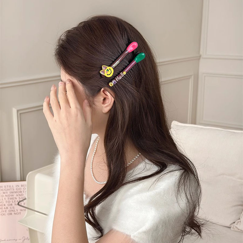 Coreano sin marcas clip para el cabello mujeres 2025 nuevo clip lateral de gama alta clip para el cabello frisa clip para el cabello pequeño clips de alta calidad