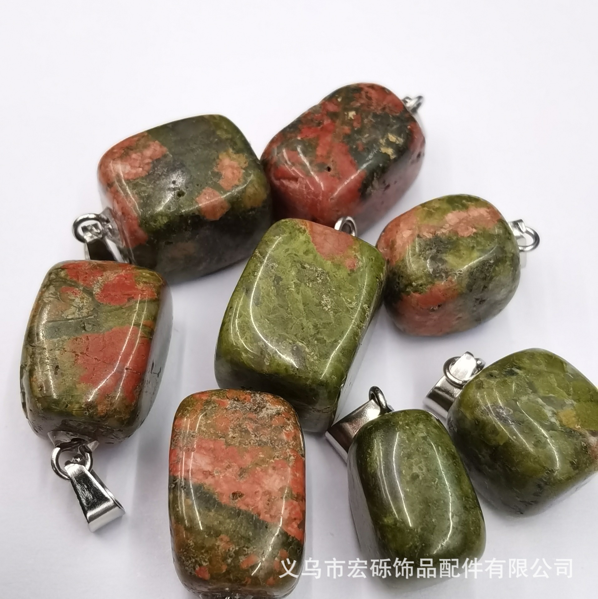 Fábrica directa piedra rodante de cristal de ágata natural irregular irregular colgante amorfo accesorios accesorios accesorios al por mayor