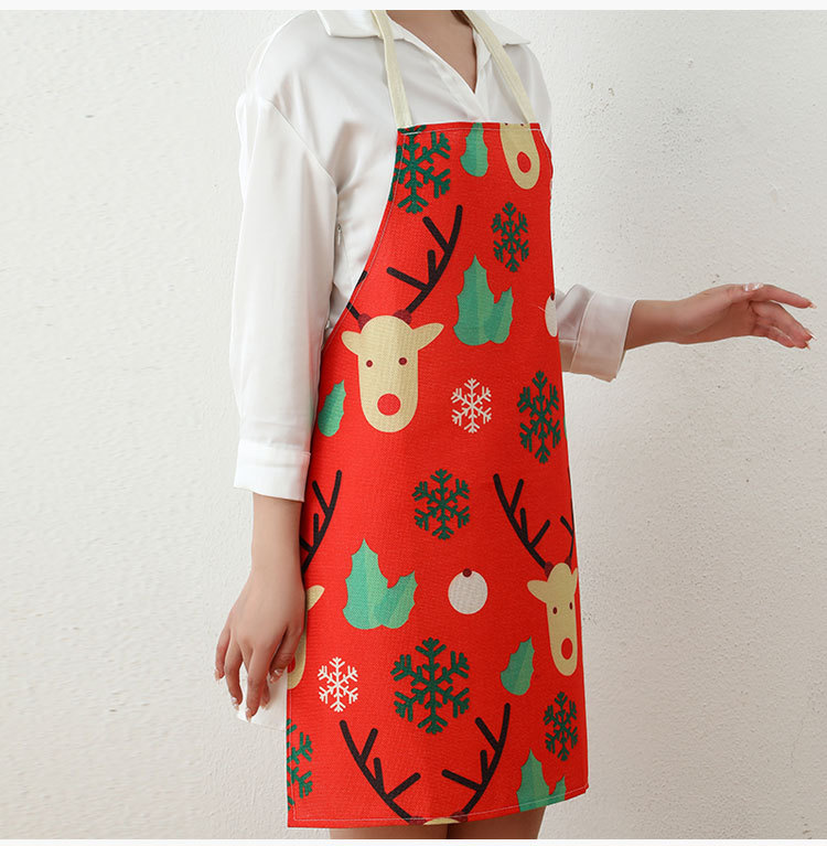 New Fabric Printing Christmas Apron Wholesale Nihaojewelry display picture 8