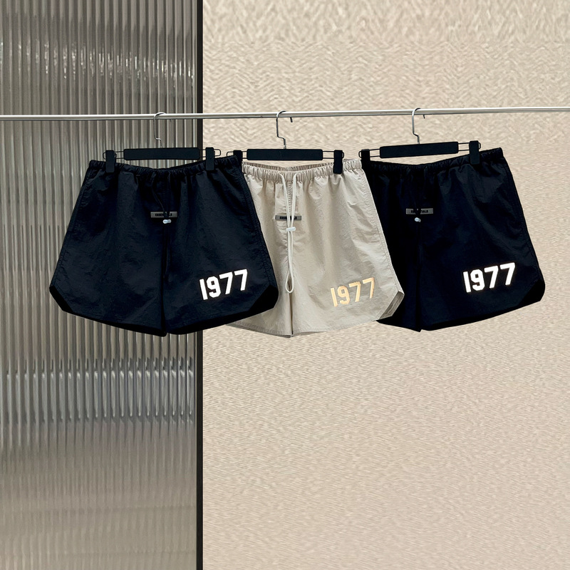 Fog Essentials 1977 American High Street Fashion Brand Sports Casual Woven Thin Five-Point Shorts Fog Essentials 1977 American High Street Fashion Brand Sports Casual Woven Thin Five-Point Shorts
