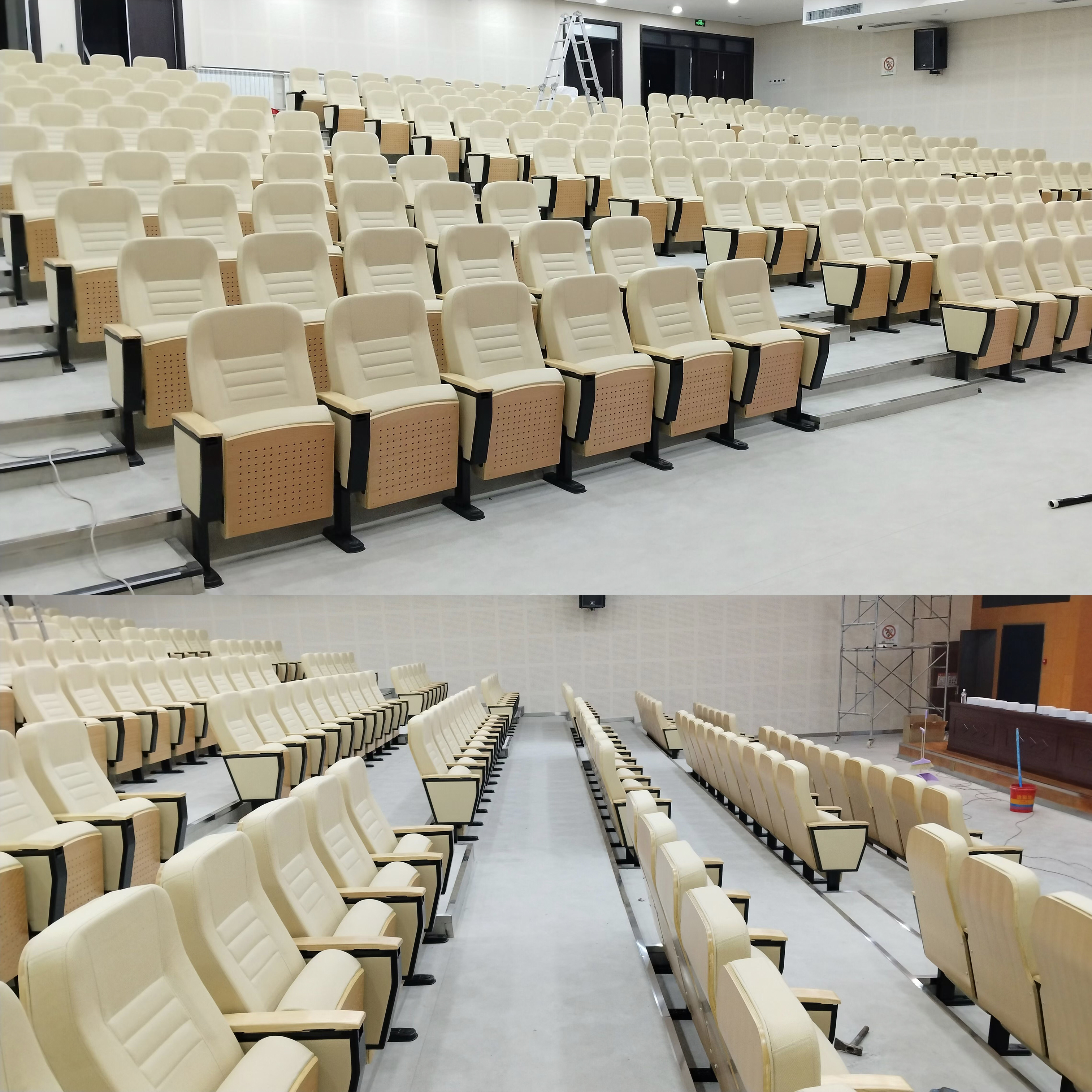 ✅礼堂椅学校多功能报告厅座椅阶梯教室排椅电影院座椅会议室连排