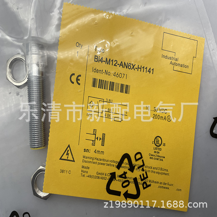 全新专业技术Bi4-M12-AN6X-H1141 AP6X接近开关质保一年