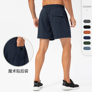 Men's Summer Loose Sports Shorts Breathable Lining Elastic Shorts Quick-Drying Fitness Casual Running Shorts 214415