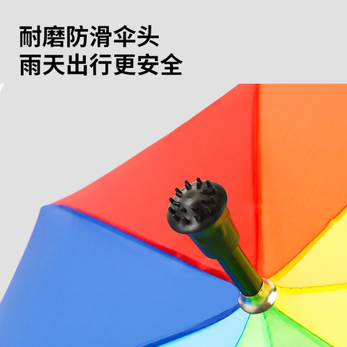 Classic long-handled sunshade cane walking stick umbrella solid color multifunctional elderly cane umbrella windproof sun umbrella hiking umbrella