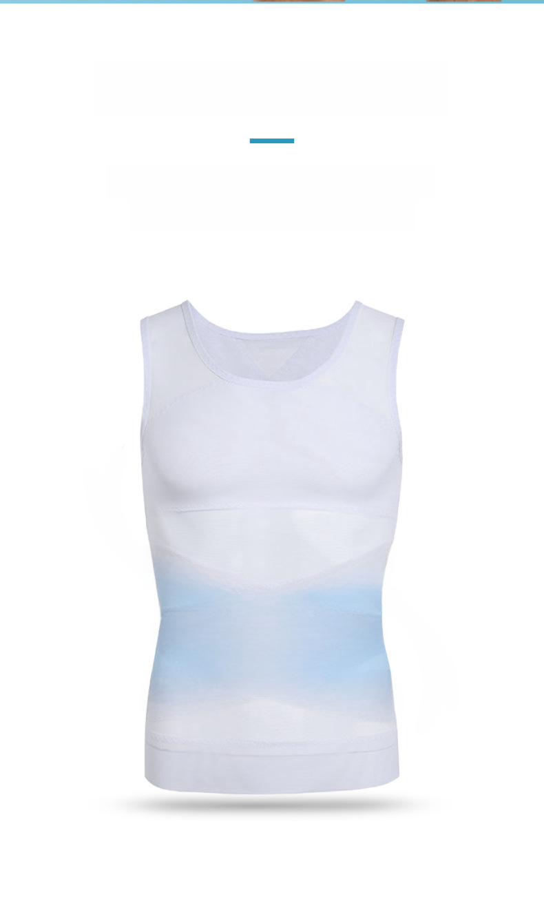 Cross-border Explosions Mesh Shaper Men's Abdominal Shaped Vest Beer Belly Killer Tunic Shaped Clothes