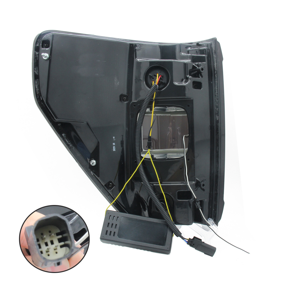 Aplicable al conjunto de la luz trasera FD F150 Raptor 2021 ennegrecido luz de freno LED con punto ciego