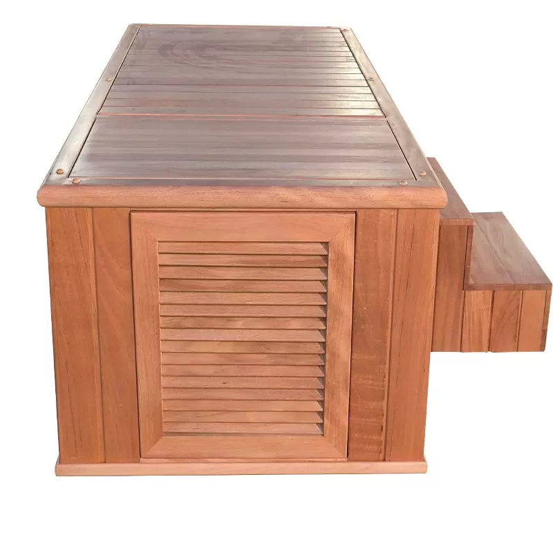 定制实木 防水耐腐冰浴缸地柜红雪松桑拿扣板 防腐木木条木板工厂