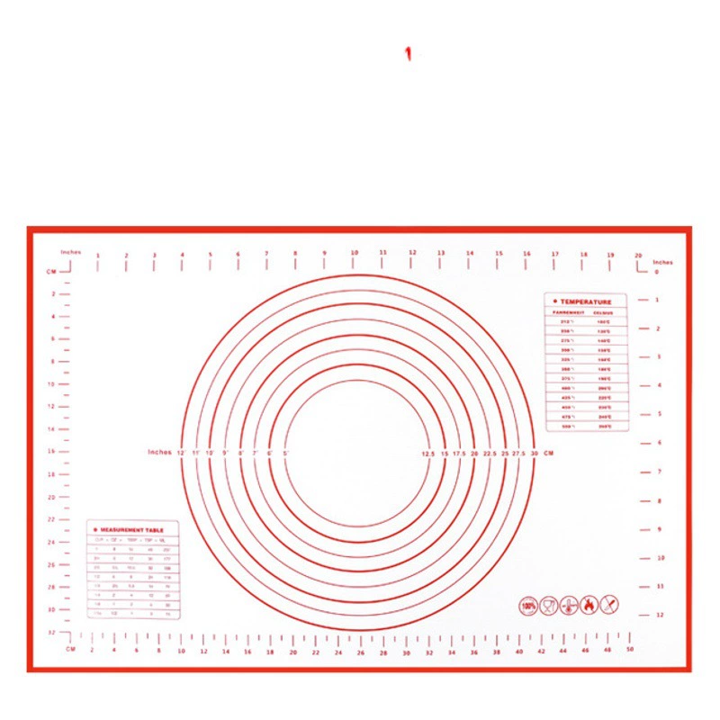 Amazon утолщенный роликовый коврик большой кухонный силиконовый коврик для выпечки замешивающий коврик со шкалой и ковриком силиконовая разделочная доска