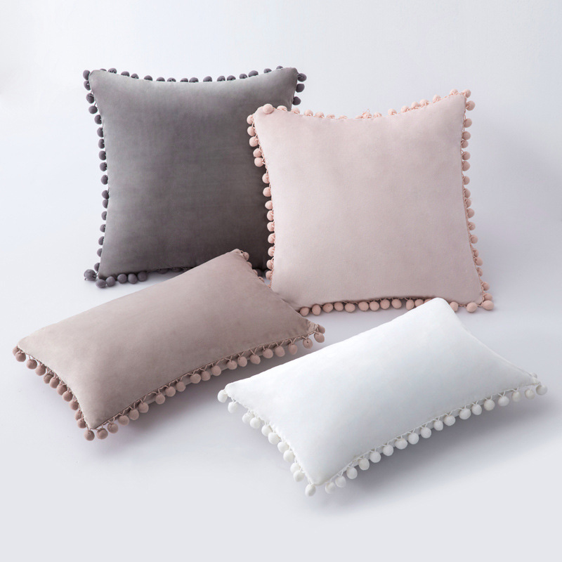 Buy quality Ins Style Home Fabric Model Room Sofa Pillow Cover Hair