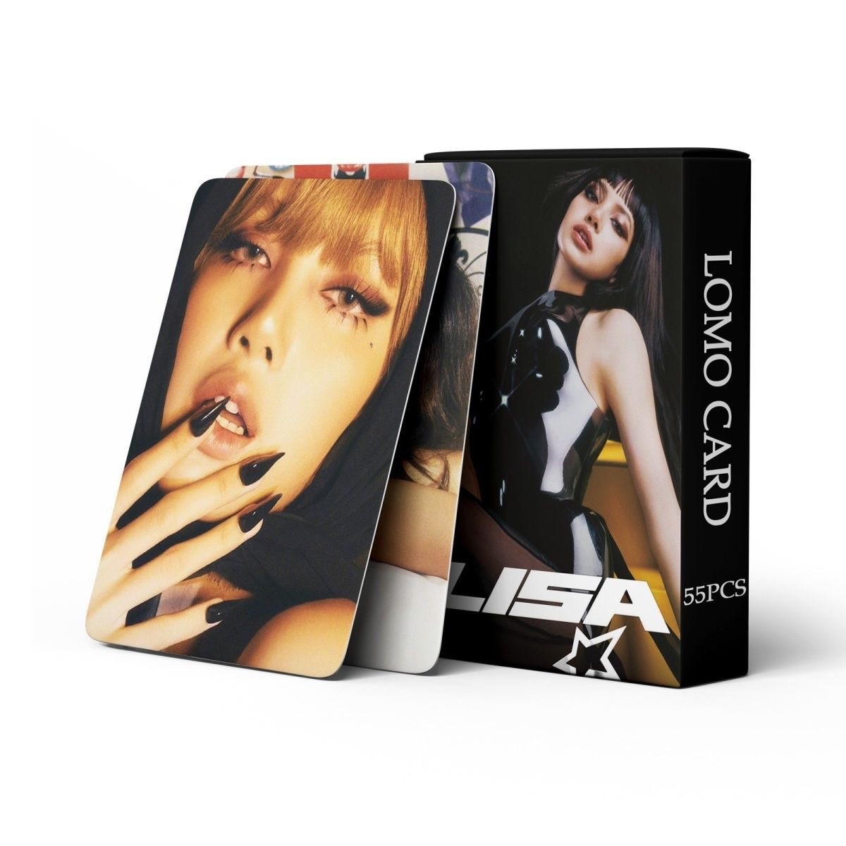 Cadena total, una gran cantidad de stock, 55 hojas de tinta BT SK IVE ATEEZ KPOP, estrellas coreanas alrededor de LOMO