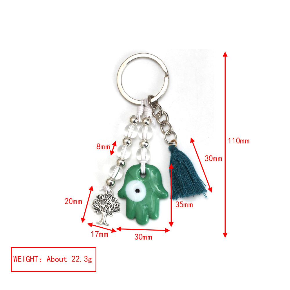 27g Weight Bag Pendant, Keychain Classification 1 Piece Quantity Casual, Daily Occasion Glass Material Devil's Eye Pattern Unisex Gender Retro Style Retro Devil's Eye Glass Unisex Bag Pendant Keychain 16