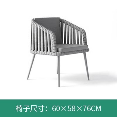 Balcón al aire libre patio jardín comedor silla Silla de ratán al aire libre B & B al aire libre mesa y silla cafetería bar al aire libre