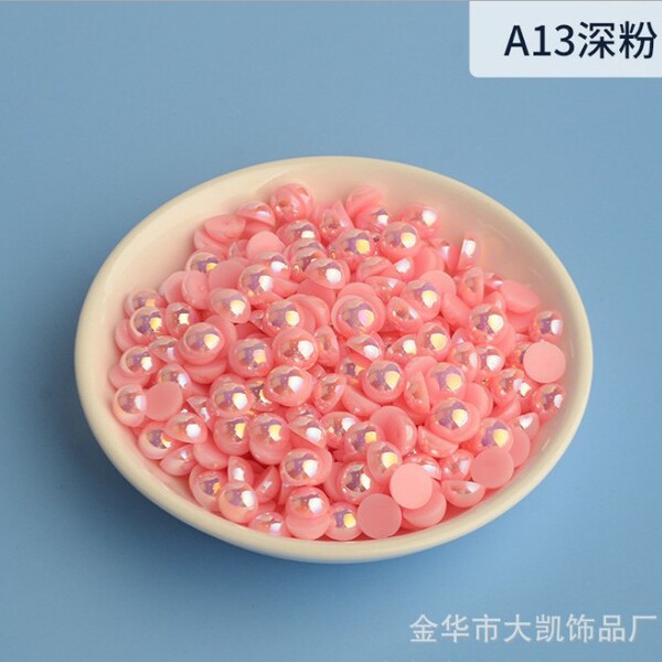 Purple beads pearl for manicure