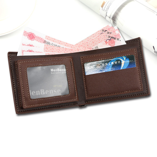 MenBense new men's wallet short embossed pattern fashion casual wallet factory direct supply