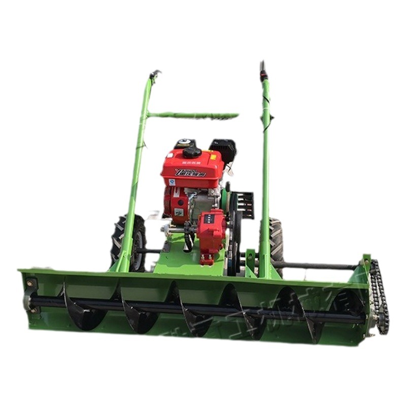 Pequeño removedor de nieve gasolina mano empuje pequeña barredora de nieve espiral invierno ciudad carretera removedor de nieve