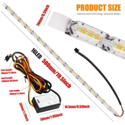 Car Led Crystal Tear Eye Gündüz işıqları