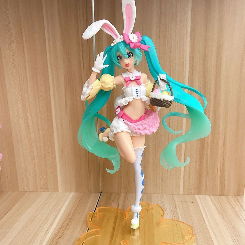 初音未来手办樱花兔耳公主殿下动漫二次元美少女周边模型摆件玩偶|undefined