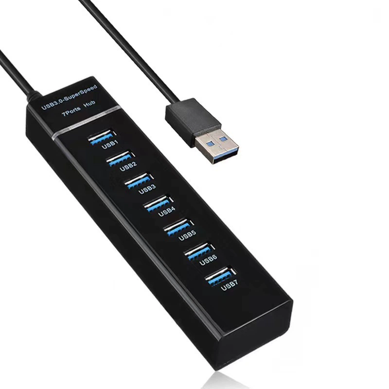 7-портовый разветвитель USB3.0, концентратор преобразования от одного до семи, ноутбук, высокоскоростное расширение, многоинтерфейсный концентратор