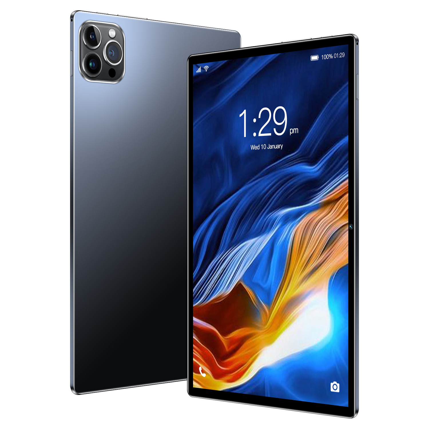 V62 nueva tableta transfronteriza de 10,1 pulgadas 12 + 512G HD Android llamada inteligente fuente WiFi al por mayor