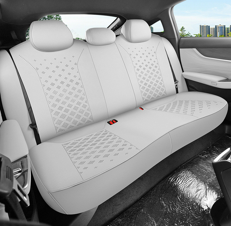 Changan Qiyuan A07 Special Car Seat Cover, Four-Season Universal Seat Cushion, Suede Leather Seat Cushion, Ventilated and Breathable Seat Cover